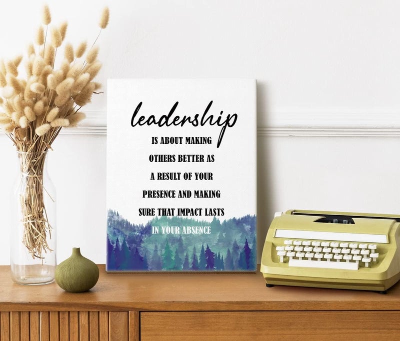 WKYAER Leadership Success Quotes Canvas Wall Art - Image 4