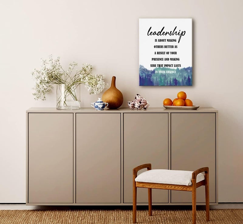 WKYAER Leadership Success Quotes Canvas Wall Art - Image 2