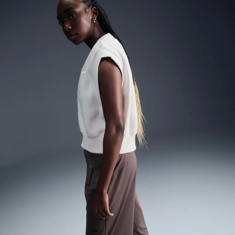 Nike Beige Nike Sportswear Phoenix Fleece for Women | Best Price UAE