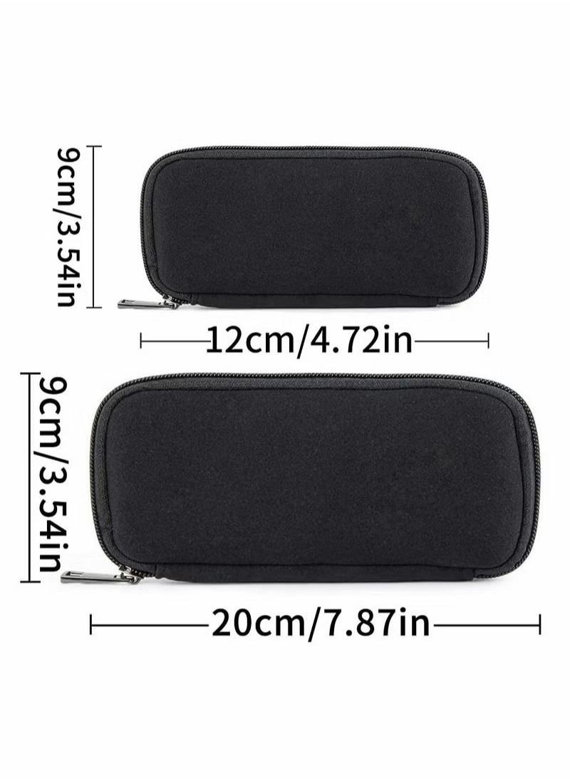 Generic - 2 PCS USB Drive Storage Bag (Bag Only) Water Resistant USB Storage Case Soft Material USB Flash Drive Holder, Portable Electronic Organizer Bag for USB Flash Drive Thumb Drive Memory - Image 1