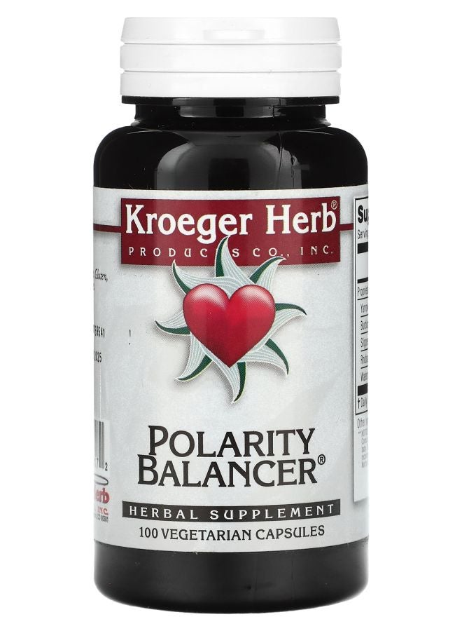 Kroeger Herb Co Polarity Balancer 100 Vegetarian Capsules - Image 1