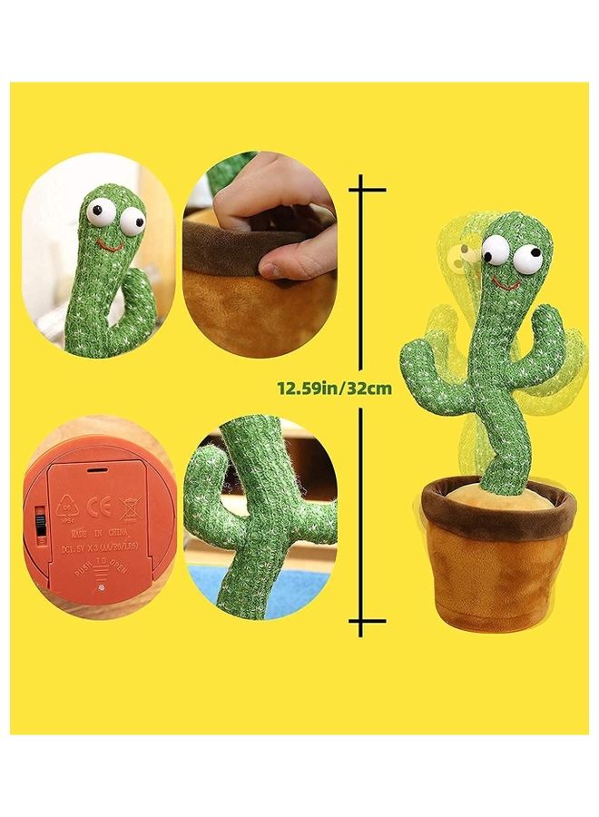 NIBEMINENT Rechargeable 130 Songs Dancing Cactus  - Image 4