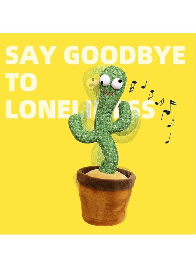 NIBEMINENT Rechargeable 130 Songs Dancing Cactus  - Image 5