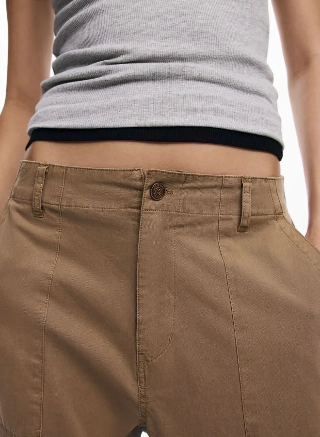 DESIGUAL Brown Hybrid Jogger Pants for Women | Best Price UAE