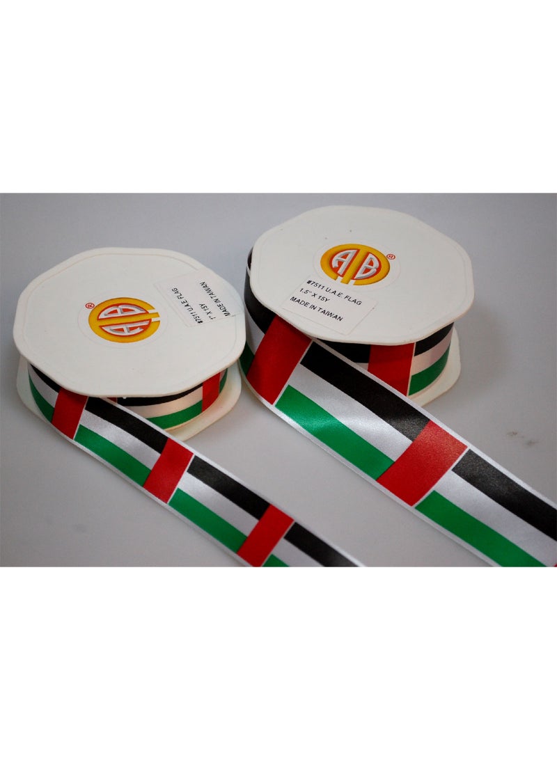Satin Ribbon Heat Cut 15Y (7511-1/Uae)