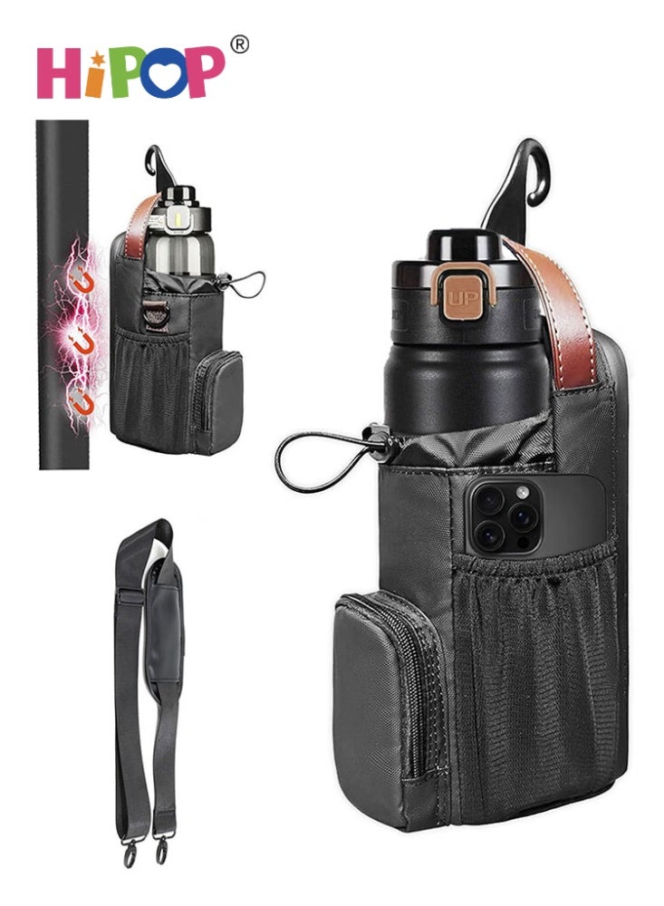 HIPOP Magnetic Gym Bag for Men and Women, Magnetic Water Bottle Holder, Small Gym Bag, Perfect Gym Gifts for Women and Men - Image 1