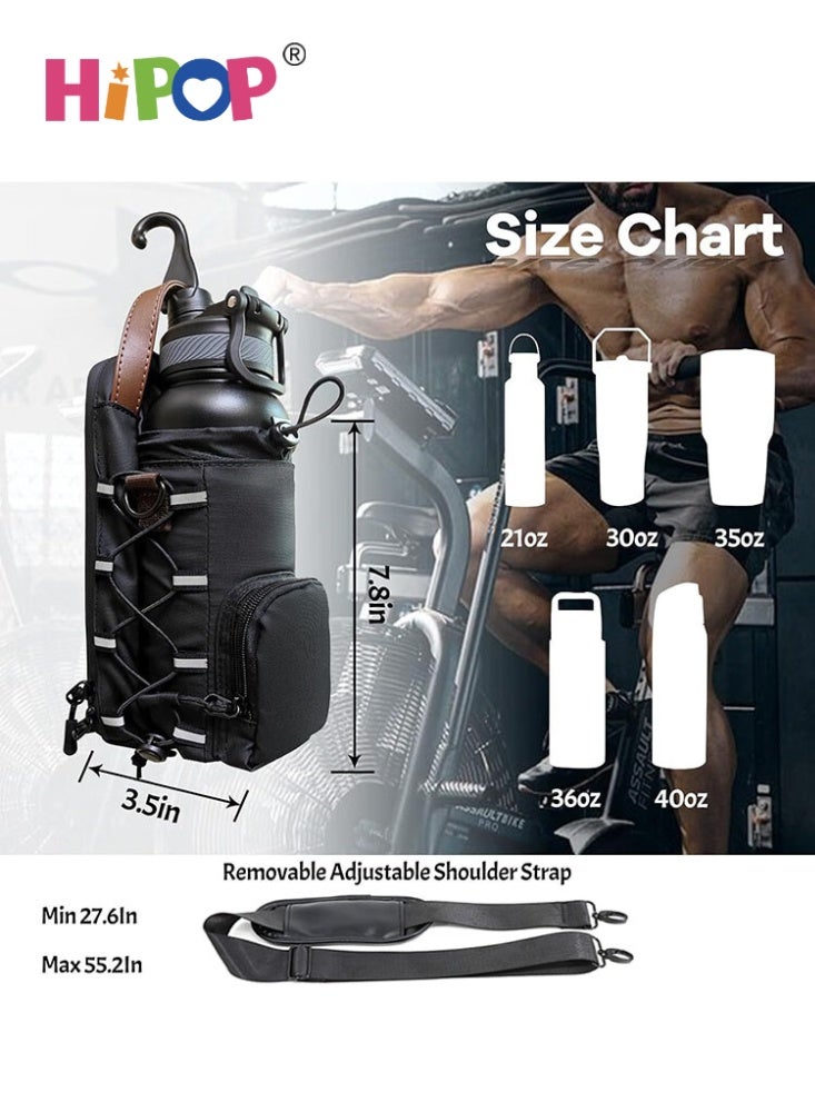 HIPOP Magnetic Gym Bag for Men and Women, Magnetic Water Bottle Holder, Small Gym Bag, Perfect Gym Gifts for Women and Men - Image 4