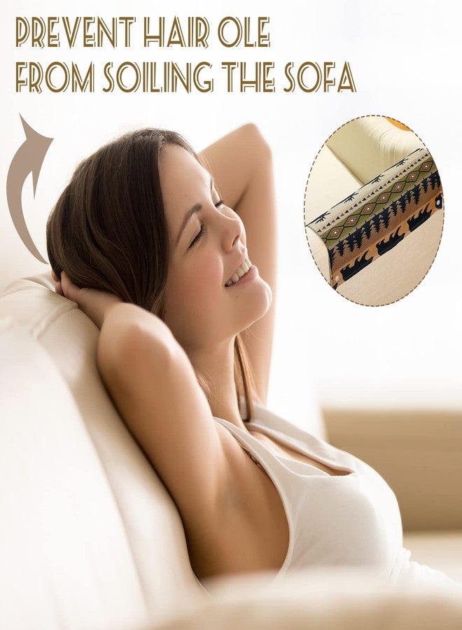 Tegeme Headrest Cover for Recliner Chair Recliner Headrest Protector Animal Style Sofa Covers Couch Protector Chair Head Cover for Sofa Furniture Protectors(3 Pieces) - Image 4