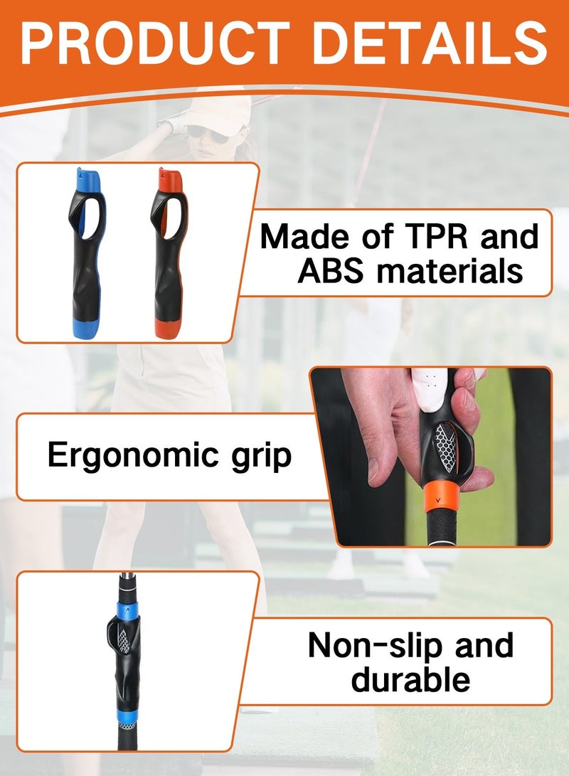 GOOGO 2-Pack Golf Grip Trainer for Beginners & Pros | Swing Training Aid for Muscle Memory & Correct Hand Position | Right-Handed Golf Practice Tool for Men Women - Image 3