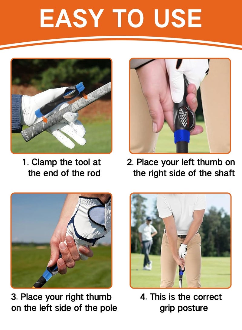 GOOGO 2-Pack Golf Grip Trainer for Beginners & Pros | Swing Training Aid for Muscle Memory & Correct Hand Position | Right-Handed Golf Practice Tool for Men Women - Image 5