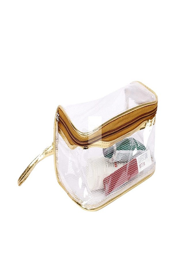 STACKRAID Transparent Cosmetic Storage Pouch, Travel Toiletry Bag Pouch, Vanity Pouch, Makeup Cosmetics kit Jewellery Organizer Jewelry Kit Pouch (1 Set of 4 Pouch) - Image 5