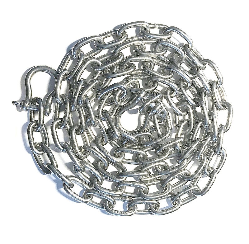 US Stainless Stainless Steel 316 Anchor Chain 5.5mm or 3/16" by 10' Long Shackles - Image 5