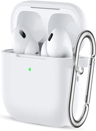 Easuny for AirPods Pro 2 Case Cover 2022 - Full Body Protective Silicone Case Compatible with New Apple AirPods Pro 2nd Generation Case, Shockproof Cover with Carabiner [Front LED Visible], White - pzsku/Z7263C5413B28042E8B9FZ/45/_/1742338536/98b51f3b-563c-4baa-98c6-31003705fd8d