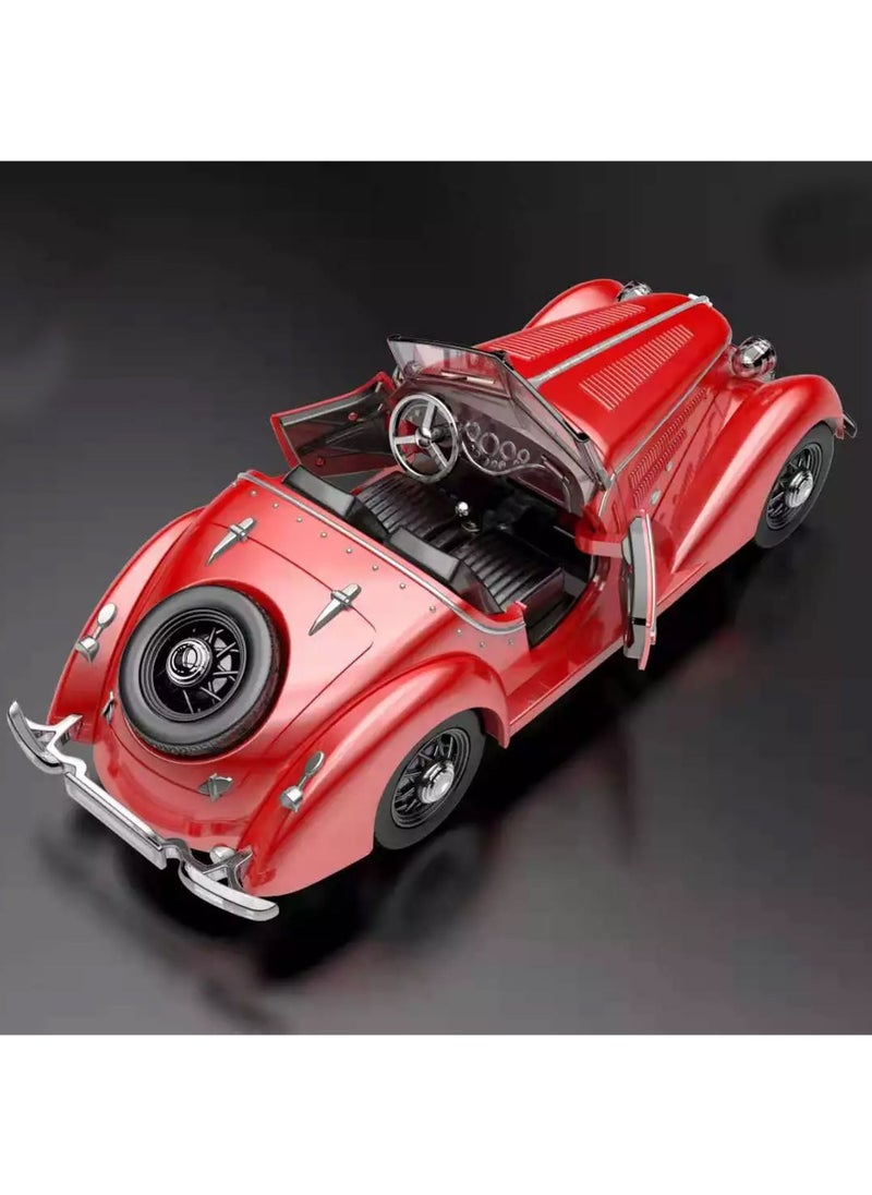 Swift Classic Diecast Car Model Kits 1:32 For Audi Wanderer W25K Alloy  Model Car Decoration Collection Gift Toy Crafts Holiday Expression Of Love Red  - Image 2