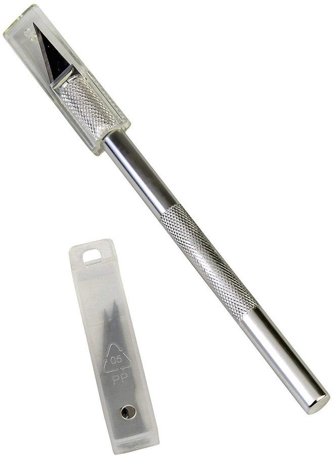 KIRA Detail Pen Cutter Interchangeable Blades For Carving and Paper Cutting (Cutter + 10 Blades) - Image 5