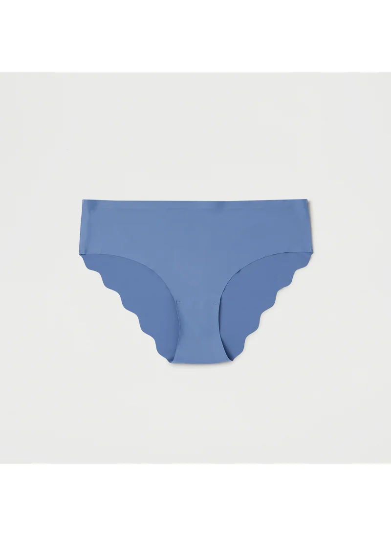فاف Scallop Detail Briefs with Elasticated Waistband