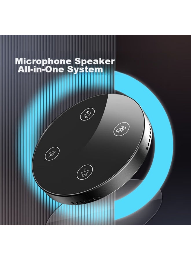 Nintaus Y12b-b Video Conference nidirectional Microphone, Usb Computer Laptop Speaker With Microphone, Online Class Recording, Bluetooth Microphone, Gaming Desktop All-in Network Speaker - Image 1