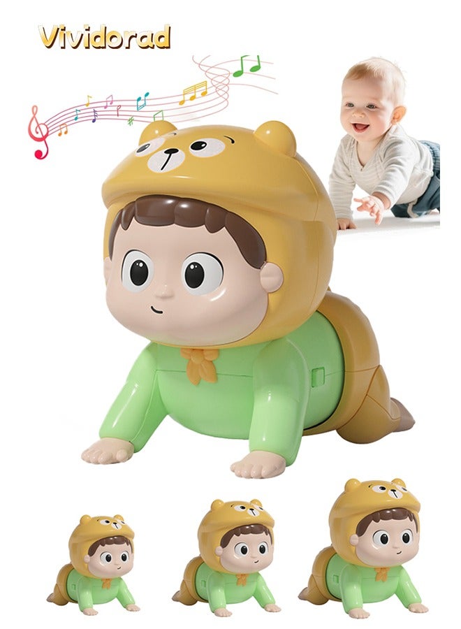 فيفيدوراد ألعاب السلطعون الأطفال،,ألعاب زحف للأطفال،لعبة سرطان الزحافة الموسيقية للأطفال الرضع، زحف كهربائي لعبة، ألعاب وقت البطن للأطفال مع الموسيقى،زحف كهربائي لعبة, لعبة تعليمية للأطفال الزحف ورفع الرأس،ألعاب الزحف إلى الأطفال , لعبة زحف موسيقية للأطفال الرضع من 0-3-6 7 8 9 10 12-18 شهرًا، ألعاب مشي موسيقية مضيئة للتعليم المبكر، هدية مثالية للأطفال - Image 1