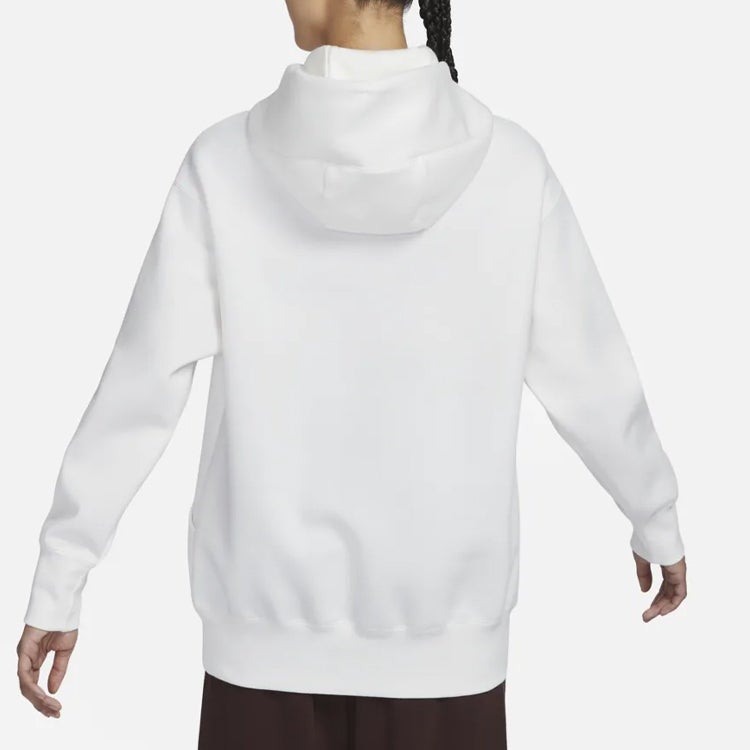Nike (WMNS) Nike Heart Swoosh Hoodie 'White' - Image 2