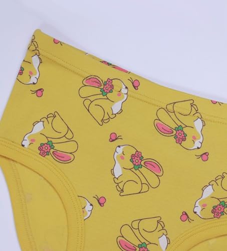 Boboking Girls Soft Briefs Little Kids Girls Comfortable Underwear (Pack Of 6) 5-6Yrs - Image 3