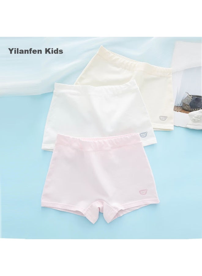 Yilanfen Children's Underwear, Girls' Boyshorts, Antibacterial, For Older Girls, Teenage Girls, Square-cut Shorts - Image 1