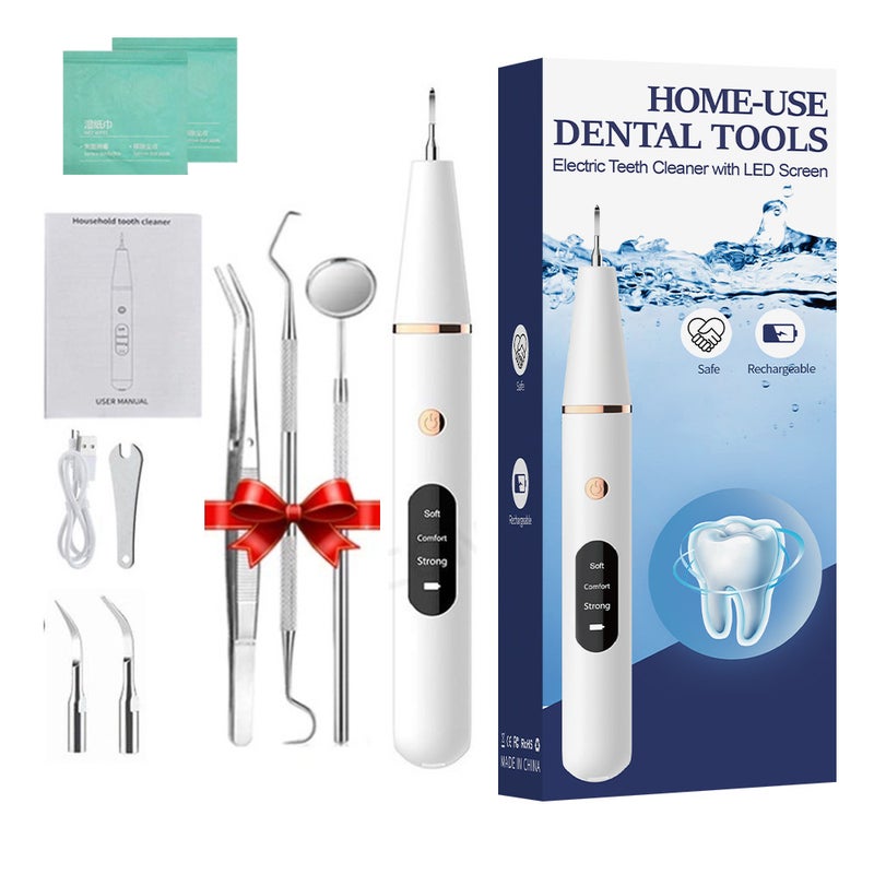 New Household Real Ultrasonic Dental Cleaner Multifunctional Portable Tartar Removal Electric Dental Cleaner Tool - Image 2