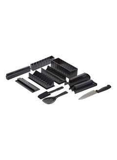 Y&D 11-Piece Sushi Maker DIY with Utensils Set Black One Size  - Image 1