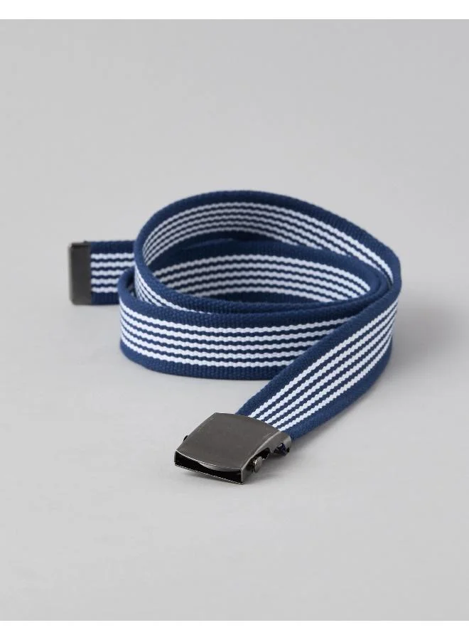 American Eagle AEO Stripe Web Belt