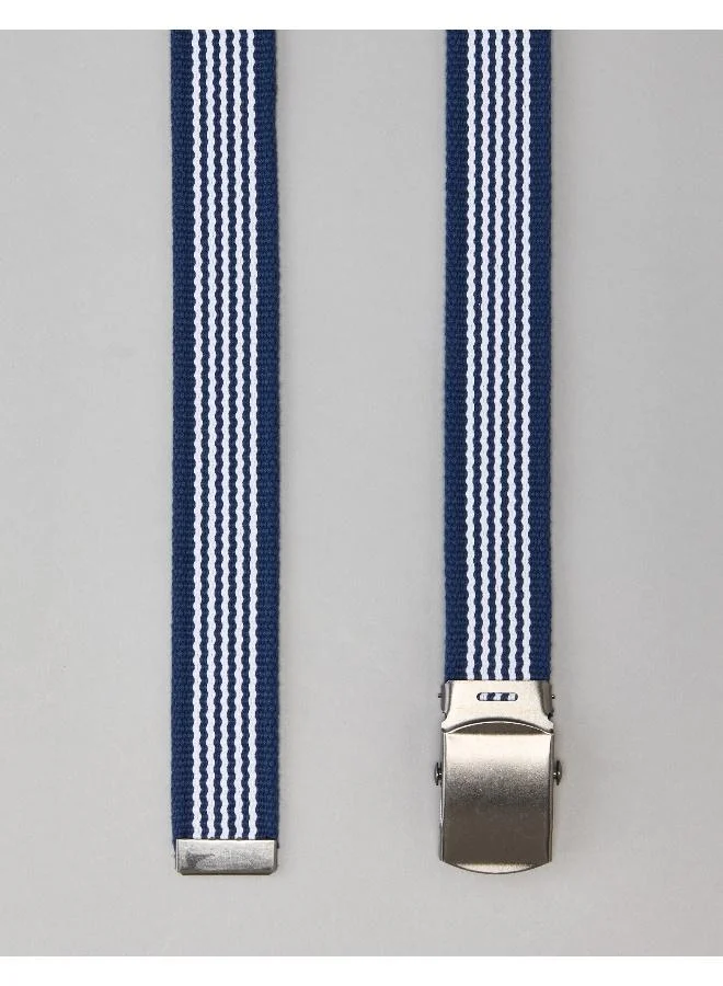 American Eagle AEO Stripe Web Belt