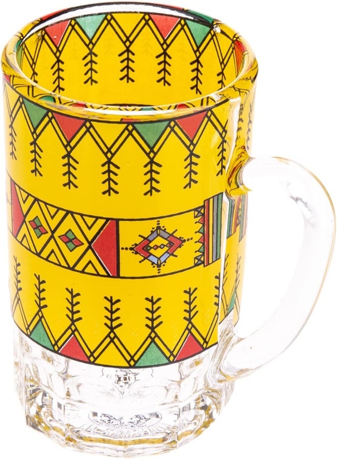 AKDC 6Pcs Glass Tea Cup W/Handle - Image 5