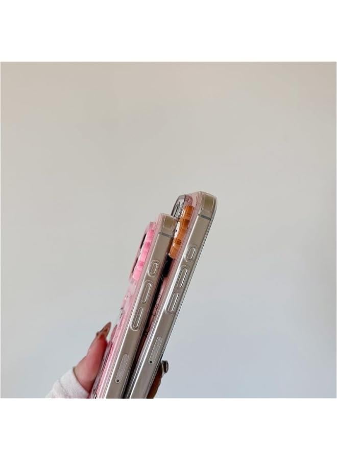 Arabest Kawaii Brown Silicone Lanyard Phone Case for iPhone 15, Scratch Resistant and Shockproof Girls Women  - Image 3