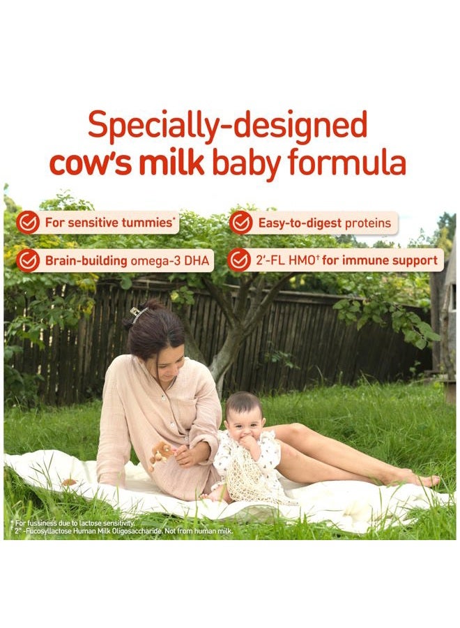 Enfamil Sensitive Baby Formula with DHA, Iron & Prebiotics to help support Brain & Immune Support. Lactose Sensitivity Infant Formula Inspired by Breast Milk, Non-GMO, Powder Can, 78 Oz - Image 4