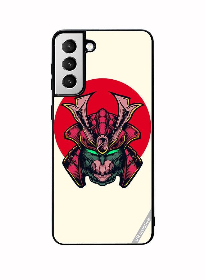 VR CREATIVE Protective Case Cover For Samsung Galaxy S22 5G Mecha Samurai Design Multicolour - Image 1