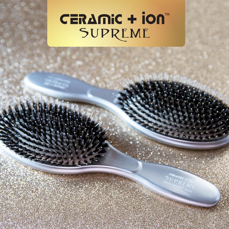 Olivia Garden Ceramic + Ion Supreme Paddle Hair Brush CISP-CO (Combo) - Image 5