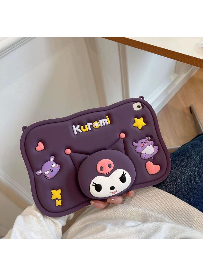 Cartoon 3D Silicon Handle Stand Cover For iPad 9th/8th/7th Generation (2022/2021/2020/2019 Model, 10.2 inch) - Image 5