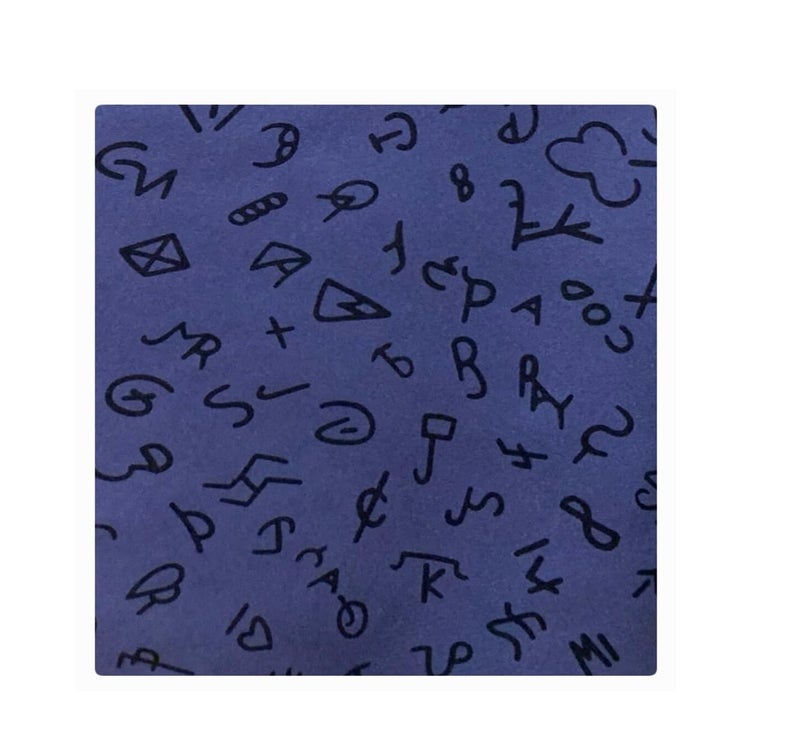 Wyoming Traders Branded Silk Wild Rag Scarf - Navy Navy - Image 5