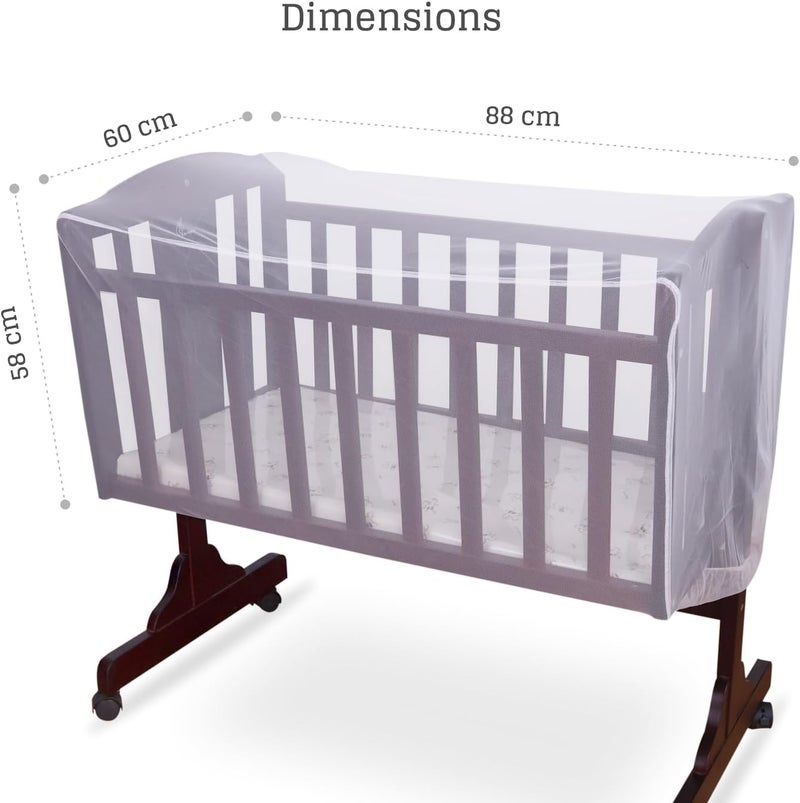 R for Rabbit Dream Time Cradle Mosquito Net - White - Image 5