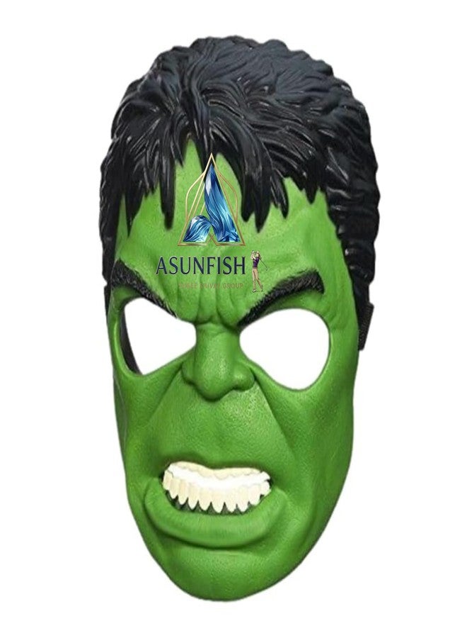ASUNFISH مجموعة أقنعة بلاستيكية بشخصيات كرتونية خارقة من ASUNFISH للأطفال، دعائم لحفلات أعياد الميلاد، هدية تذكارية، مجموعة من 6 قطع - Image 4