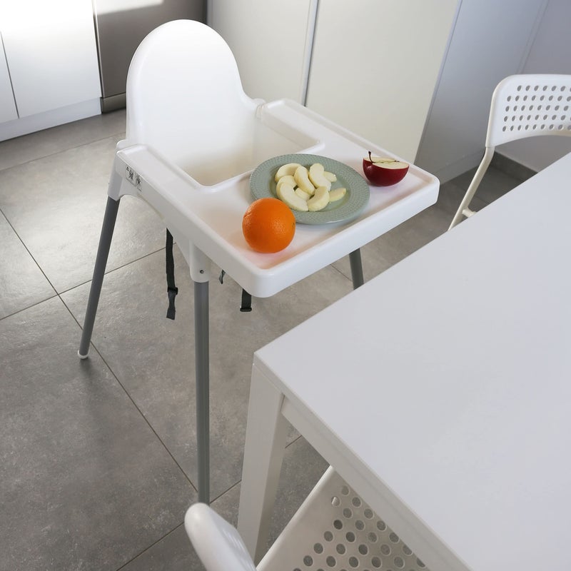 sarcia.eu ANTILOP White High Chair with Tray - Image 4