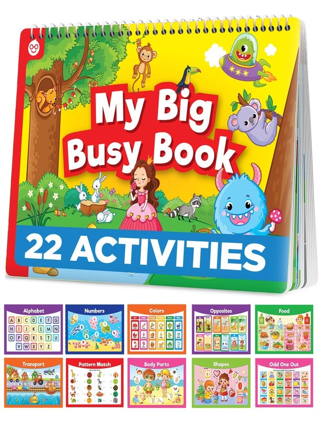 EINSTEIN BOX My Big Busy Binder Book for Toddlers 1-3| Toys & Gifts for Kids Aged 1, 2, 3 & Above | Kids Montessori Toys for 2-5 Year | Quiet Book for Toddlers - Image 1