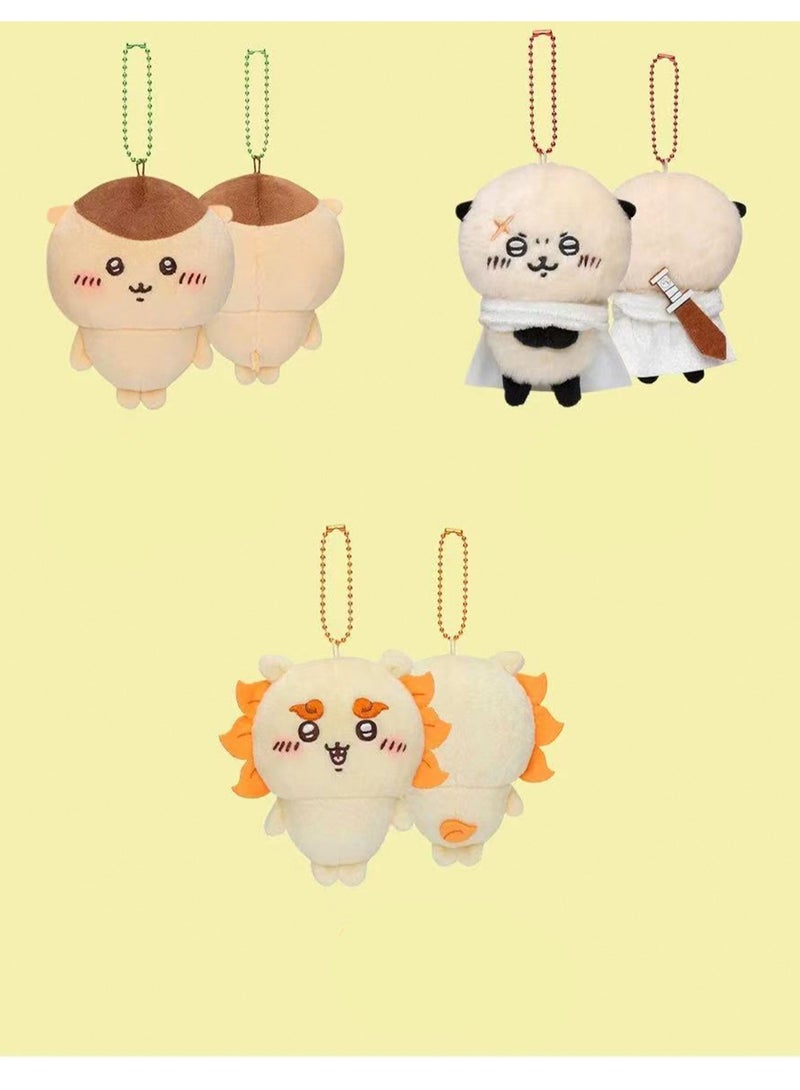 Cute Little Feet Series Plush Toys Plush Pendants Around The Birthday Gift Doll For Friends (Otter Master) - Image 4