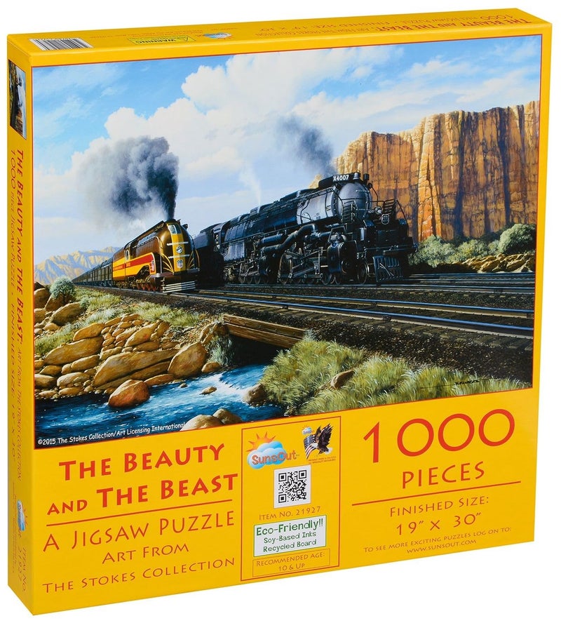 SUNSOUT INC Beauty and the Beast 1000 pc Jigsaw Puzzle by Artist The Stokes Collection Finished Size 19 x 30 MPN 21927 - Image 4