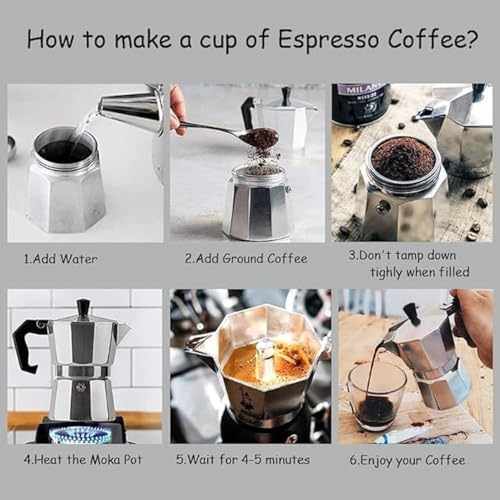 3D CREATIONS 3dCreations Aluminium 2 Cup Aluminum (100ml) South Indian Filter Coffee Percolator Italian Decoction Coffee Maker Moka pot - Image 4