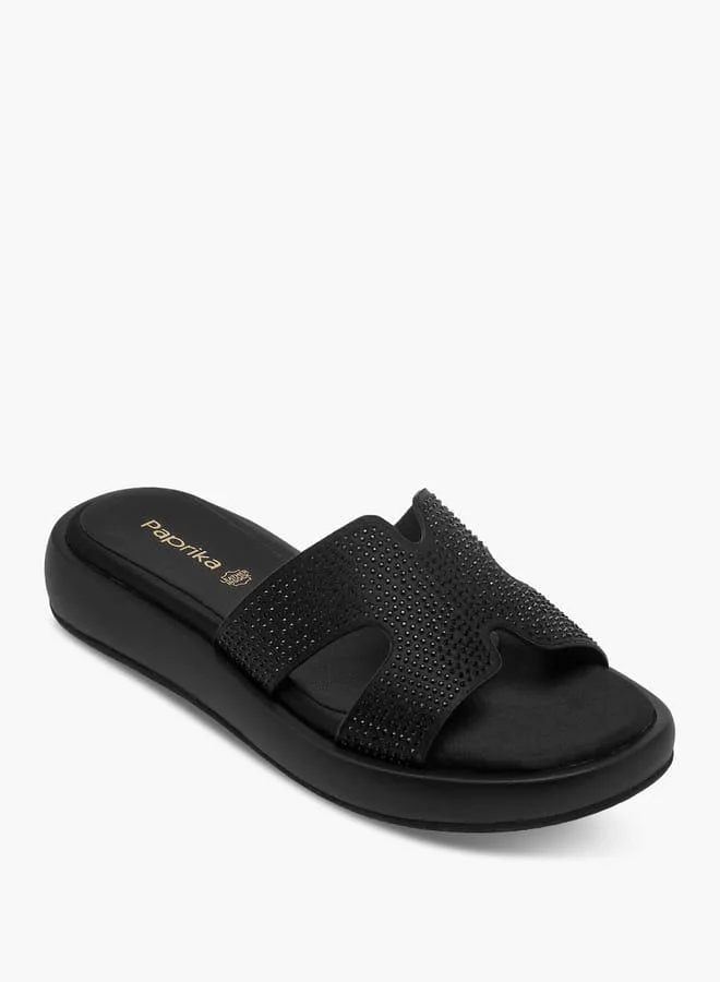 Women Embellished Slip-On Sandals