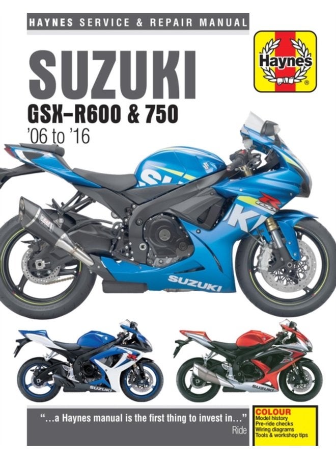 سوزوكي GSX R600 750 06 16 - غلاف ورقي