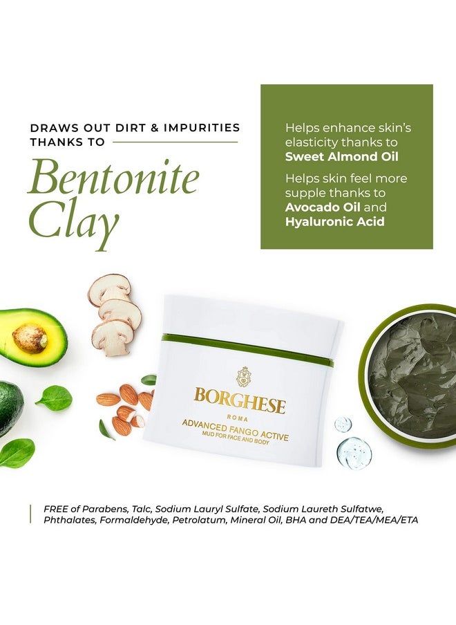 Borghese Advanced Fango Active Purifying Mud Mask For Face And Body, Ideal For Oily Dry And Combination Skin, 2.7 Oz  - Image 5