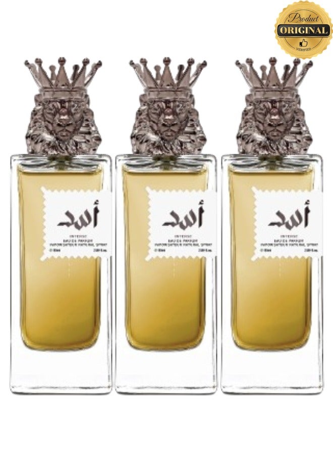 ELIXIR 3 Pieces Asad Intense Perfume 85ML - Image 1