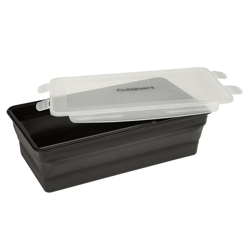 Cuisinart XL Collapsible Marinating Container, Large Capacity Grill Accessories Perfect for BBQs and Tailgates, Marinade and Brining Prep, Collapsible Silicone for Easy Storage - Image 5