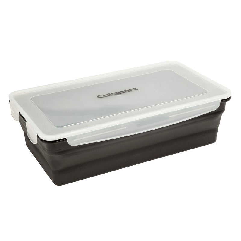Cuisinart XL Collapsible Marinating Container, Large Capacity Grill Accessories Perfect for BBQs and Tailgates, Marinade and Brining Prep, Collapsible Silicone for Easy Storage - Image 1