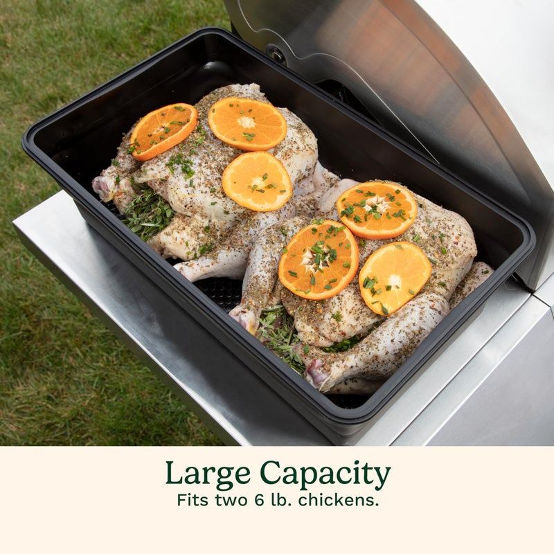 Cuisinart XL Collapsible Marinating Container, Large Capacity Grill Accessories Perfect for BBQs and Tailgates, Marinade and Brining Prep, Collapsible Silicone for Easy Storage - Image 3